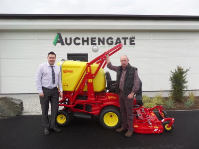 Ian Brough, General Manager of Auchengate, and owner Alastair Hill
