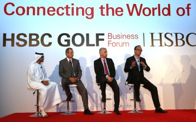HSBC Global Head of Sponsorship & Events Giles Morgan (above right) said, “We are delighted that the 2015 HSBC Golf Business Forum will be hosted at the Pudong Shangri-La, situated close to our HSBC offices in Shanghai