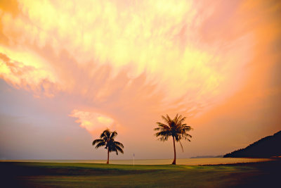 Sunset at Els Club Teluk Datai (
