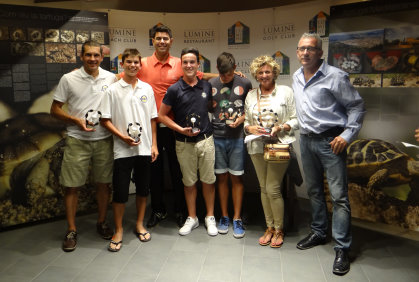 The winning team of the IRON Golf event, held at Lumine Mediterránea Beach & Golf Community