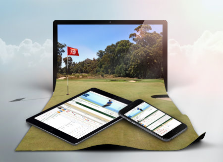 Golfbox tournament mobile devices