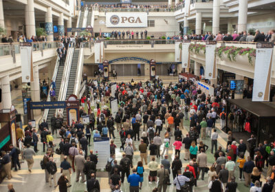PGA Show 2014 waiting for the opening