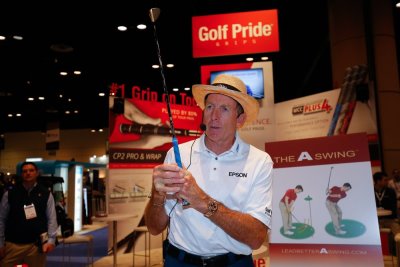 David Leadbetter gives a clinic during the 62nd PGA Merchandise Show, January 2015 (Photo by Chris Trotman/The PGA of America)