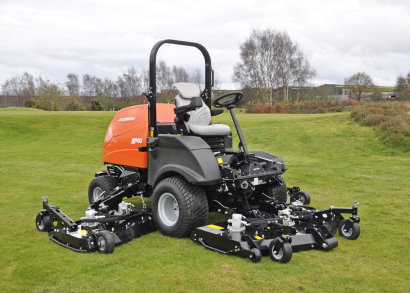 The new Jacobsen MP493 wide area rotary mower