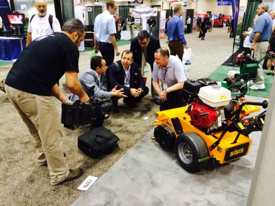 The combined stand of Dennis & SISIS will provide visitors to GIS 2015 with an array of turf maintenance machines