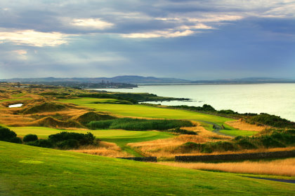 Faimont St Andrews - The 17th and 18th holes on The Kittocks Course.
