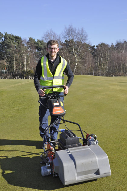 James Gotts, the new Greenkeeper at the RJ National