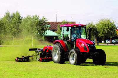 The new TYM T754 at Lely’s Turfcare Live event