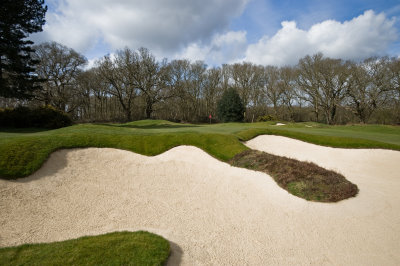  Ipswich Golf Club’s new look bunkers (photo Moira Ellice)