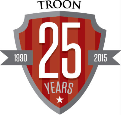 Troon 25 years symbol