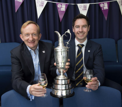 Visit Scotland Chairman Dr Mike Cantlay OBE and Michael Wells, Director – Championship Staging of The R&A (credit The R&A)