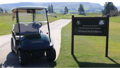 The Gleneagles Hotel, Scotland, has taken delivery of 40 new Precedent vehicles from Club Car