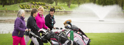 Wendy Bradshaw, Sue Stretton, Alison Tennant and Lynn Gray (courtesy of The PGA)