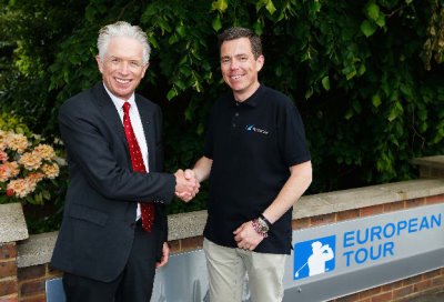 Mark Lichtenhein, Head of Television, Digital Media & Technology at The European Tour (left) and Chris Ross, SVP Global Channels and UK Managing Director at Barracuda