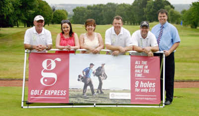 Golf Express players at Druids Heath Golf Club, Staffordshire