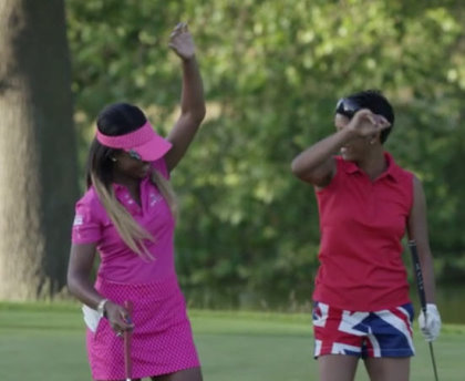 Still from This Girl Golfs video