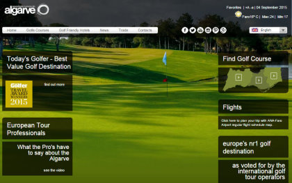 Algarve Golf website