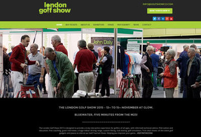 London Golf Show website