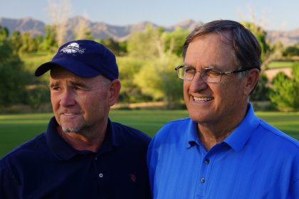 Brian Curley (l) and Lee Schmidt 