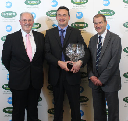 Professional of the Year Mark Rogers with Paul Hedges and Iain Carter