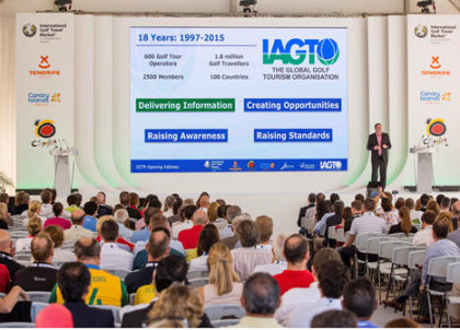 IAGTO Chief Executive, Peter Walton, makes his Opening Address at IGTM 2015 in Tenerife