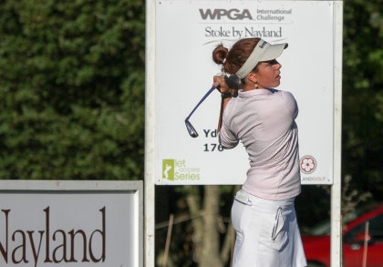 Georgia Hall, one of the players in action at the WPGA International Challenge at Stoke by Nayland (Picture courtesy of Adrian Milledge)