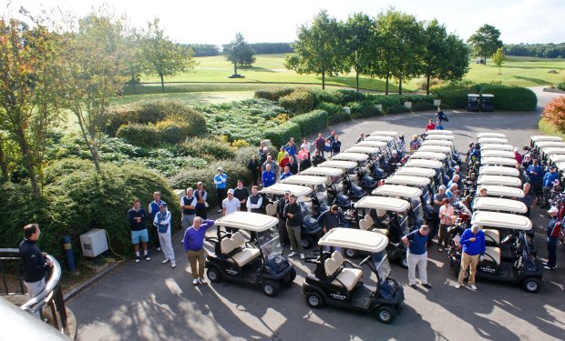 Eighteen teams are poised for action on a glorious day of weather at London Golf Club