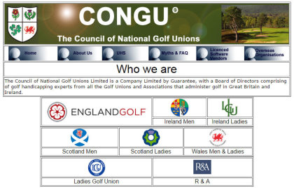 CONGU website page