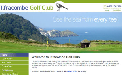 Ilfracombe GC website