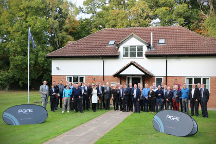 Guests and official representatives at the opening of the PGAs of Europe’s new Headquarters at The Belfry, Hunters Lodge
