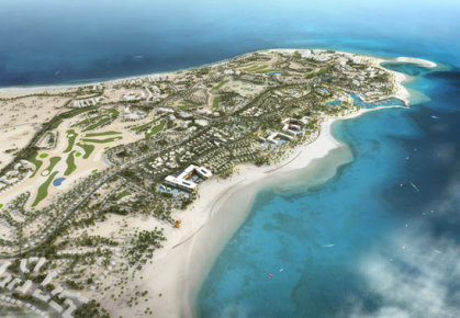An artist’s impression of the completed Soma Bay Resort on Egypt’s Red Sea coast