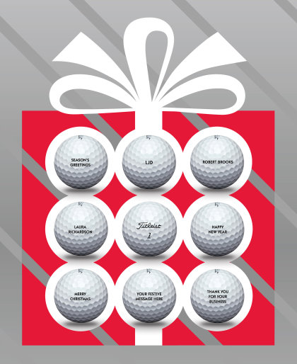 2015 Titleist Free Christmas Golf Ball Personalisation