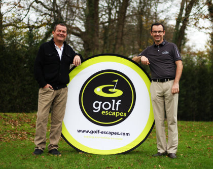 Jon Ruben (left), Managing Director of Golf Escapes and Mike Yorke, Founder, MY Golf Academy