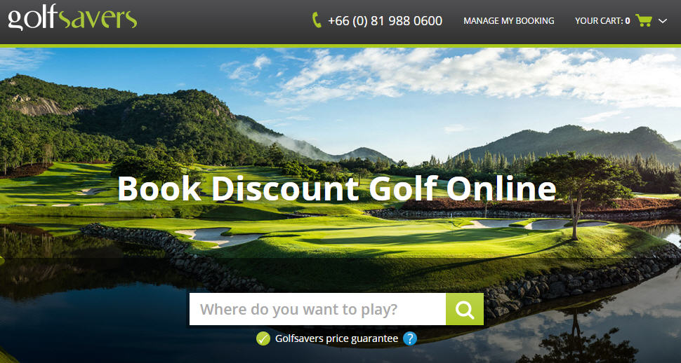 Golfsavers website