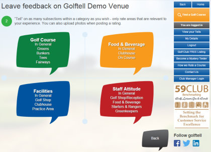 Golftell demo-leave-feedback