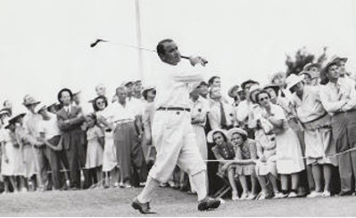Sarazen 1941 (courtesy  of  the  World  Golf  Hall  of  Fame  and  Getty  Images)