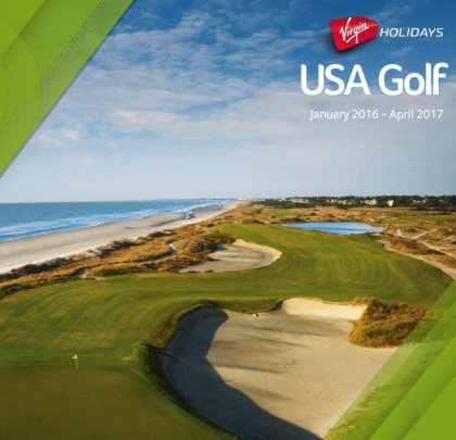 Virgin USA Golf Holiday brochure