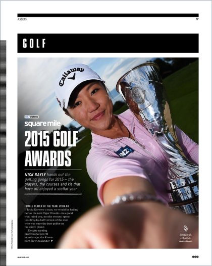 Square Mile Golf Awards issue