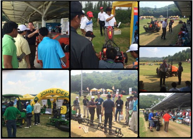 Scenes from last year’s AGIF Turfgrass Management Expo in Pattaya
