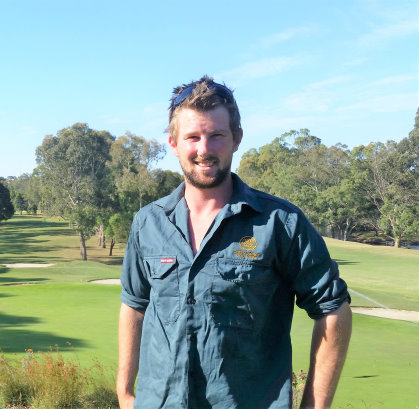 Shaun Gerring, Melbourne Polytechnic’s top performing turfgrass student