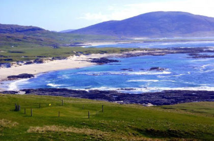 A slice of island life: Barra Golf Club's members are trying to raise funds for a much-needed clubhouse (Picture: Duncan MacKinnon)