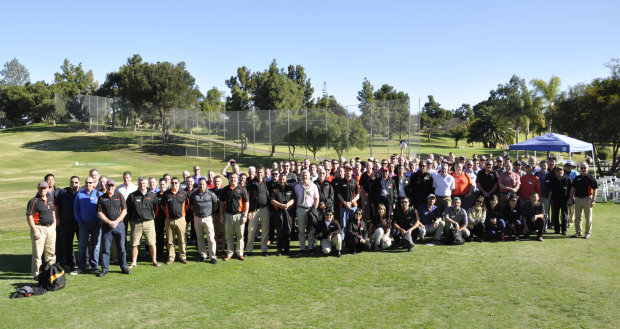 Ransomes Jacobsen guests and staff members who attended the GIS Show in San Diego