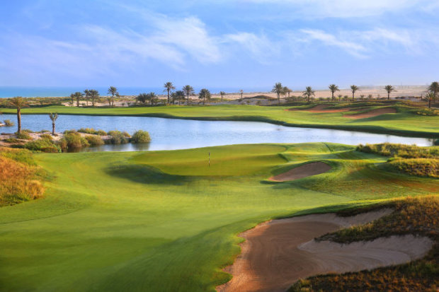 Saadiyat Beach Golf Club, the UAE’s first beach-front golf course, designed by Gary Player