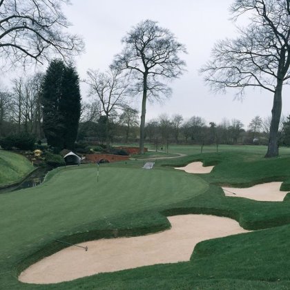 New bunkering on the famous 10th hole of The Brabazon