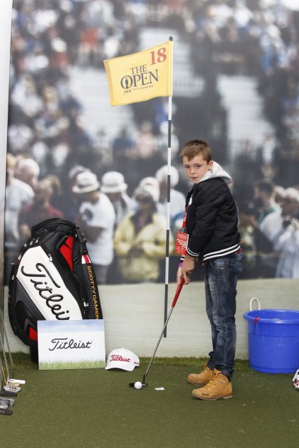 The Golf Foundation’s Putting Challenge at The Open was supported by Titleist