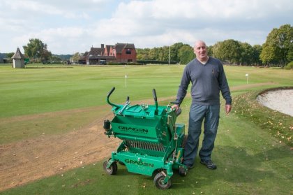 West Sussex GC Course Manager Ian Streeter