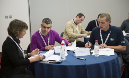 BIGGA members taking part in a Continue to Learn workshop (Copyright SiRAstudi