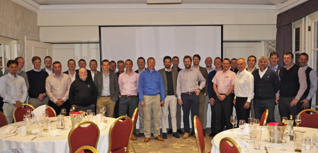 The attendees at an Evening with Dubai Golf