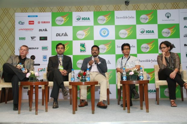Mr Suman Billa, Joint Secretary, Ministry of Tourism, Government of India addressing the India Golf Expo 2016 Conference
