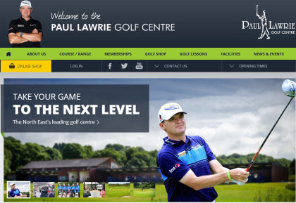 Paul Lawrie website screen